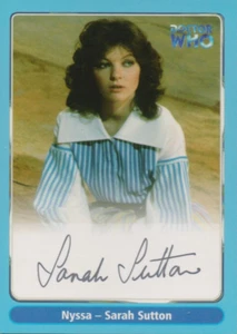 2000 Strictly Ink Doctor Who A13 Sarah Sutton (Nyssa) Autograph Card - Foto 1 di 3