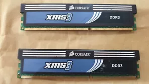 4 GB xms3 CORSAIR 1600 MHz (2x 2 GB) 1,5v VER2.1 TW3X4G1333C9A PC3 DDR3 MEMORIA RAM - Foto 1 di 3