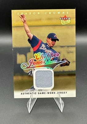 2004 Fleer Season Crowns Gold Chipper Jones #171 GU Jersey /99! - Image 1 of 2