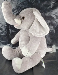 Build-A-Bear BAB Seated Trunk Up Elephant Stuffed Animal Plush Toy - SEE PHOTOS - Picture 1 of 16