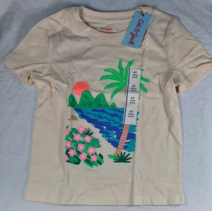 Cat & Jack Boys 5T Short Sleeve T-shirt - Colorful Tropical Design. NWT!  - Picture 1 of 2