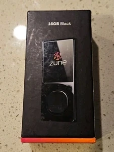 Microsoft Zune Black ( 16GB ) Digital Media Player-Brand New Sealed - Picture 1 of 6