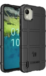 Nakedcellphone Hülle für Nokia C110 Handyhülle Schwarz Robust - Bild 1 von 5