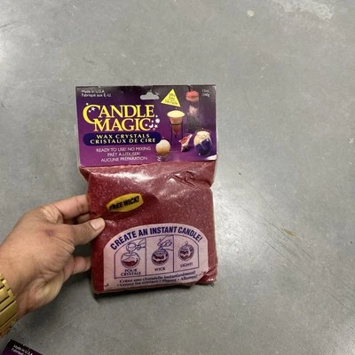 Candle Magic Wax Crystals Americana Red 12 Oz Distlefink Designs New USA - Image 1 of 3