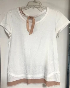 WOW! T shirt Alessandro Dell'Acqua nuova marca NO21 dettaglio bianco tg 42 US med $345 - Foto 1 di 1