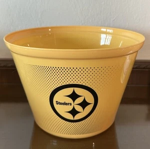 NFL Pittsburgh Steelers Kunststoff gelb Eiskübel Barware Football - Bild 1 von 5