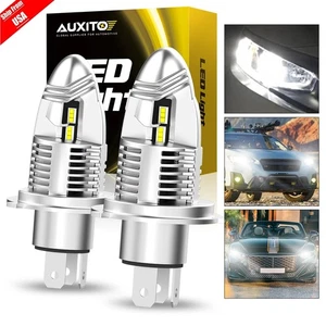 AUXITO H4 9003 LED Headlight Bulbs 100W 360000LM High Low Beam 6500K 2/3/4/6/8x - Picture 1 of 29