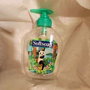 *SALE* SoftSoap Handseife wiederverwendbar Pumpspender Tier innen Panda leer sauber - Bild 1 von 6
