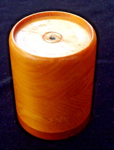 KLEINE ZYLINDRISCHE FORM HOLZ NANTUCKET STIL KORBFORM - Bild 1 von 13