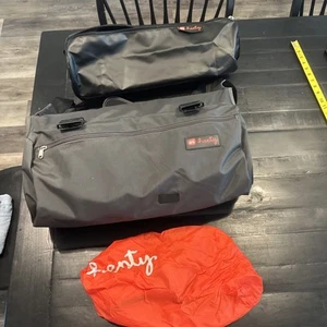 Henty Wingman Messenger 2 Suit And Garment Bag Black/ Grey Bike Commuter - Picture 1 of 10