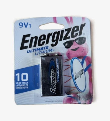 Energizer Ultimate Lithium 9V1 Battery Exp 12/2033 NEW SEALED - Image 1 of 2