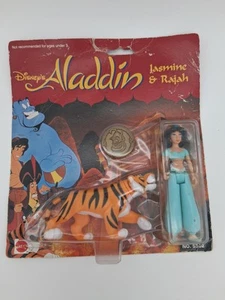 Disney Aladdin Jasmine & Rajah 1992 Mattel Sealed Action Figures Vintage 5302 - Picture 1 of 3