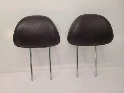 2010-2015 HYUNDAI TUCSON RH RIGHT LH LEFT FRONT HEADREST BROWN LEATHER - Image 1 of 4