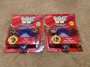 Playmates WWF VS Grudge Match GOLDUST YOKOZUNA 2" Action Figure Set 1997 Lot - Picture 1 of 5