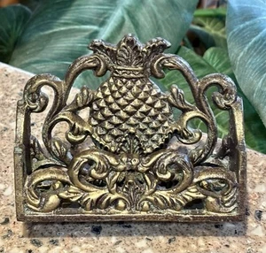Vintage Business Card Holder Cast Iron - Bild 1 von 3