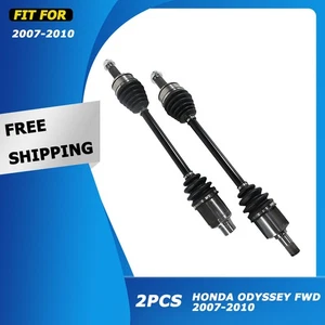 For Honda Odyssey FWD 2007- 2009 2010 Pair of Front CV Axle Shafts Set - Picture 1 of 8