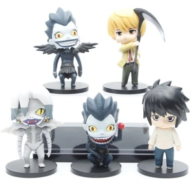 5Pcs God Moon Rem Anime 5 Grim Reaper Luke Night Death Note Figure Peripheral - Image 1 of 4