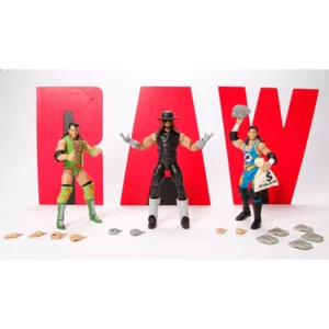 WWE Elite RAW 30TH Anniversary Collector Box Set UNDERTAKER RAZOR RAMON 1-2-3KID - Foto 1 di 7