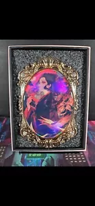 Tarjeta Diamante Lady Muzan Cazador de Demonios Metal Grueso Pesado Plata Oro Acento - Imagen 1 de 4