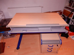 Moll Schreibtisch Runner mit Container und Buchhalterung - Bild 1 von 4