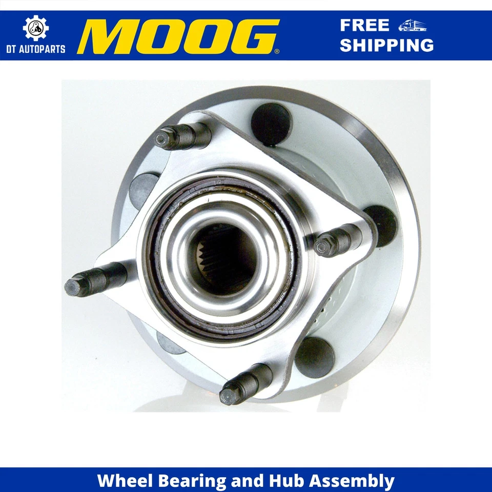 Conjunto de cojinete de rueda y buje trasero MOOG 2005-2010 Jeep Grand Cherokee Foto 1 de 4