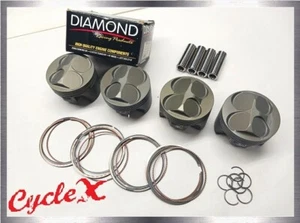 Juego de pistones Honda cb1100 F Super Sport "Diamond" 72mm. Nuevo, AHRMA, Café. - Imagen 1 de 8