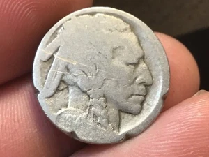 1914-D Buffalo Nickel, fecha rara, fecha restaurada, 1 moneda - Imagen 1 de 2