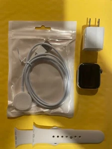 Apple Watch Series 7 41mm Gold Stainless Steel GPS/Cellular w Starlight Band S/M - Picture 1 of 6