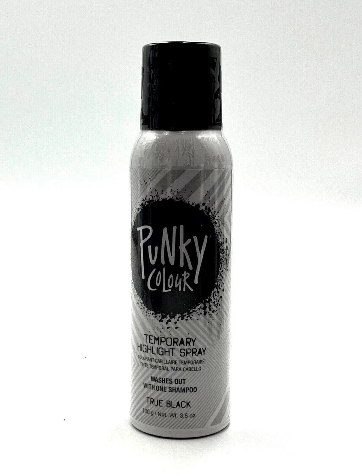 Punky Color Temporary Highlight Spray True Black 3,5 oz - Color lavado Foto 1 de 1