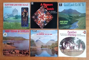 Scottish Vinyl Records X 6 Jim Johnstone John MacDonald Jimmy Shand Jim MacLeod - Picture 1 of 7
