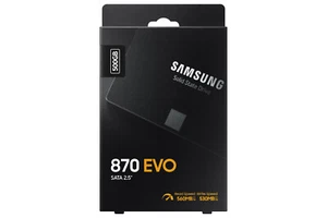 NEW Samsung 870 EVO 500GB 2.5 Inch SATA III Internal SSD (MZ-77E500B/AM) SEALED - Picture 1 of 7
