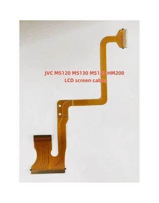 Cable de pantalla LCD 2 piezas para JVC MS120 MS130 MS123 HM200 línea LCD flexible vulnerable Foto 1 de 2