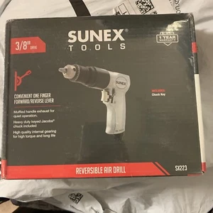 New Sunex 3/8" Reversible Air Drill SUNSX223 - Picture 1 of 3