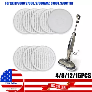 Replacement Steam Mop Pads for Shark S7000 Series S7000AMZ S7001 Steam Floor Pad - Picture 1 of 13