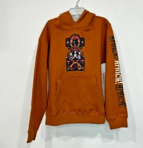 Hocus Pocus 2 Halloween Hooded Hoodie Sweatshirt Disney Parks Girls 7/8 Amuck - Picture 1 of 9