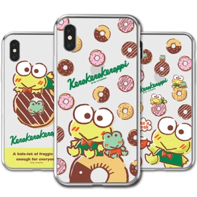 Keroppi Clear Case for iPhone X XS XS Max XR 7/8/SE2/SE3 7/8 Plus - Image 1 of 4