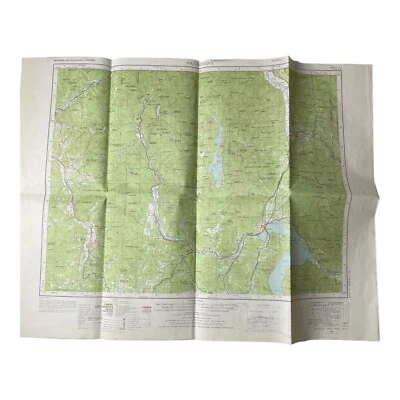 Sandpoint Idaho 1958 USGS Topographic Area Map NM11-11 - Image 1 of 4
