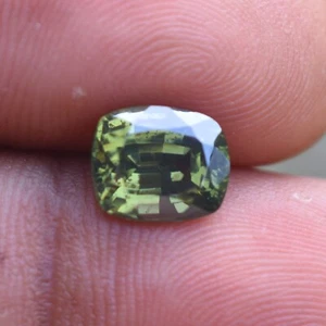 3.47 Ct Loose Green Zircon Natural Unheated VVS Clarity Sri Lankan Origin - Picture 1 of 5