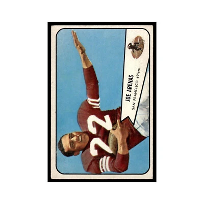 Joe Arenas 1954 Bowman #30 San Francisco 49ers Football Card EX - Image 1 of 3