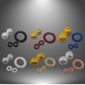 Akupressur Set 5 teilig, 2x Ringe 1x Armband 2x Akupressurkugeln DBT Skills - Bild 1 von 60