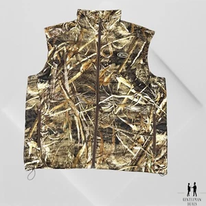 Drake Waterfowl Layering Vest Camo Mens XL Tree Jungle Puffer Vest 26.5x31 - Picture 1 of 10