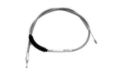 62.69" Stainless Clutch Cable Stock Length for Harley Big Twin Models 1987-2005 - Image 1 of 2