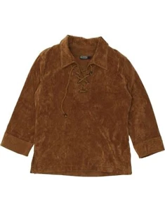 Tom Tompson Damenpullovershirt 3/4-Ärmel UK 14 groß braun Polyester AU04 - Bild 1 von 3