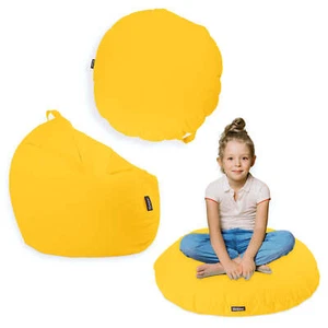 Sitzsack mit füllung 2 in 1 Sitzkissen Bean Bag Wasserfest | Sunflower | 100cm - Bild 1 von 7