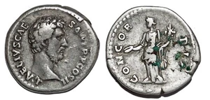 AÉLIVS Denier CONCORDIA +137 ROME RCV.39969 - Picture 1 of 1