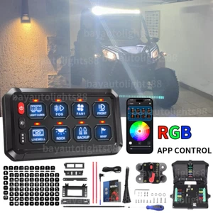 8 Gang Switch Panel On-Off APP Control fit for 2022-2024 Can-Am Maverick X3 RR - Bild 1 von 10
