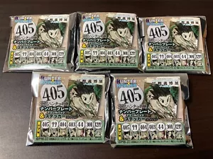 Hunter Hunter Nummernschild Abzeichen Ausstellung Yoshihiro Togashi PUZZLE Neu 5er Set - Bild 1 von 3