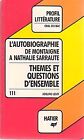 3458203 - L'autobiographie De Montaigne À Nathalie Sarraute - Adeline Lesot
