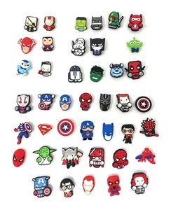 Lot of 100 PCS Random PVC Different Cartoon Shoe Charms for Shoe Decoration - Picture 1 of 8
