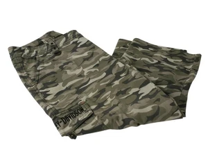 Harley-Davidson Camouflage Cargo Pants Mens Size 8 Cotton Blend Army Green Hunti - Picture 1 of 12